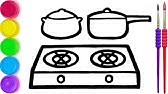 Featured image of post How To Draw A Stove Step By Step Easy Add the handles on the doors and finish the line drawing by going over it with a black pen marker or darker pencil lines