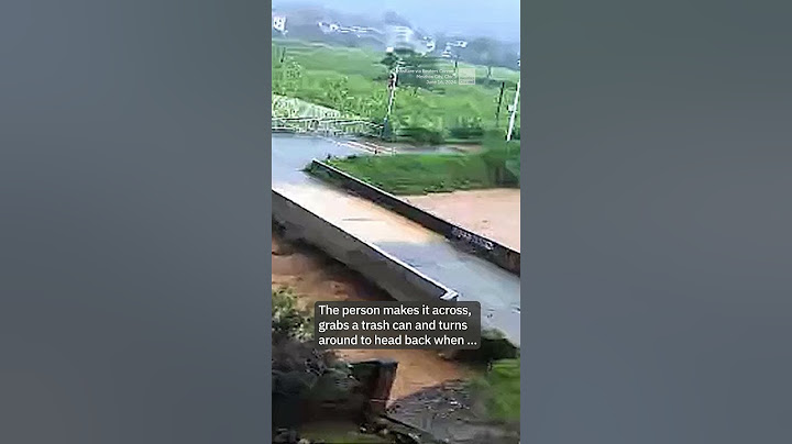 Deadly Flooding Leads To Shocking Bridge Collapse