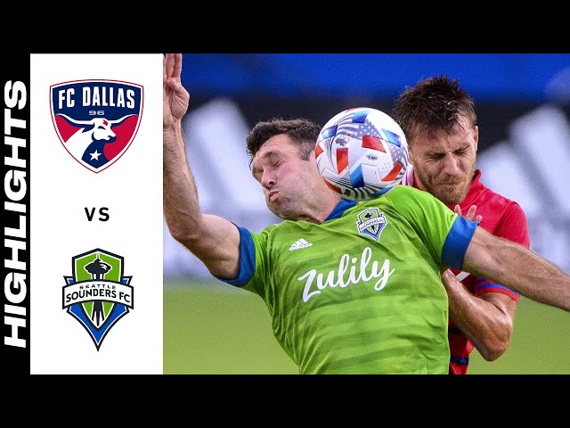 HIGHLIGHTS: FC Dallas vs. Seattle Sounders FC | August 18, 2021 class=