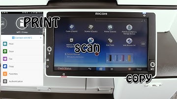 Ricoh MFP Print, Scan & Copy using NFC