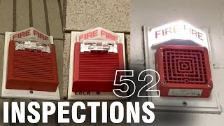 White Simplex 2903s | Fire Alarm Test 52