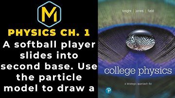 Conceptual 1.1 Mastering Physics Solution- "A softball player slides into second base. Use the parti