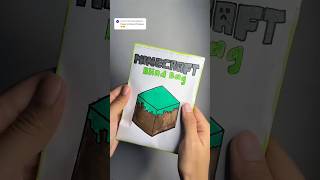 Minecraft blind bag!💥 #papercraft #unboxing #asmr #blindbag #blindbagpaper #papersquishy