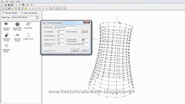 StaadPro Beginners Course: Drawing In Structure Wizard Lession 3_4 Arabic