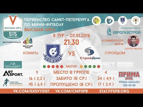 Видео к матчу Комита - СтройДом