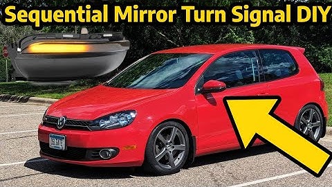 VW MK6 Golf & GTI Sequential Turn Signal DIY