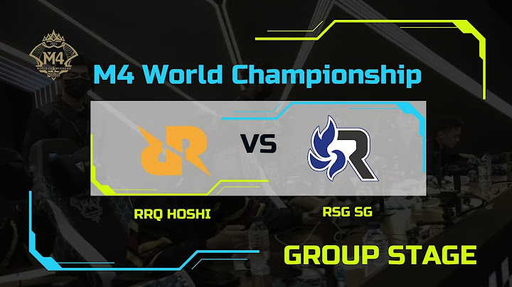 RRQ Hoshi Amankan Upper Bracket! || RRQ vs RSG SG M4 World Championship Group Stage
