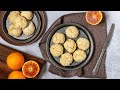 Biscotti morbidi all&#39;arancia, ricetta senza burro e senza uova