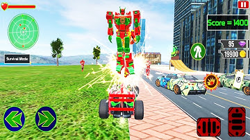 Robot Games #02 – Eagle Robot Formula Car Games [Transformation games]