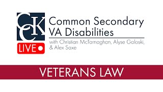 Most Common Secondary VA Disabilities