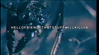 Bones - HelloFriend/ThatStuffWillKillYa (Slowed Lyric Video)