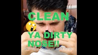 CLEAN out YA Dirty Nose! Testing Walgreens Charcoal Pore Strip