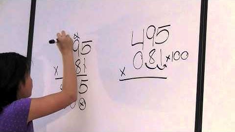How to multiply whole number by decimal