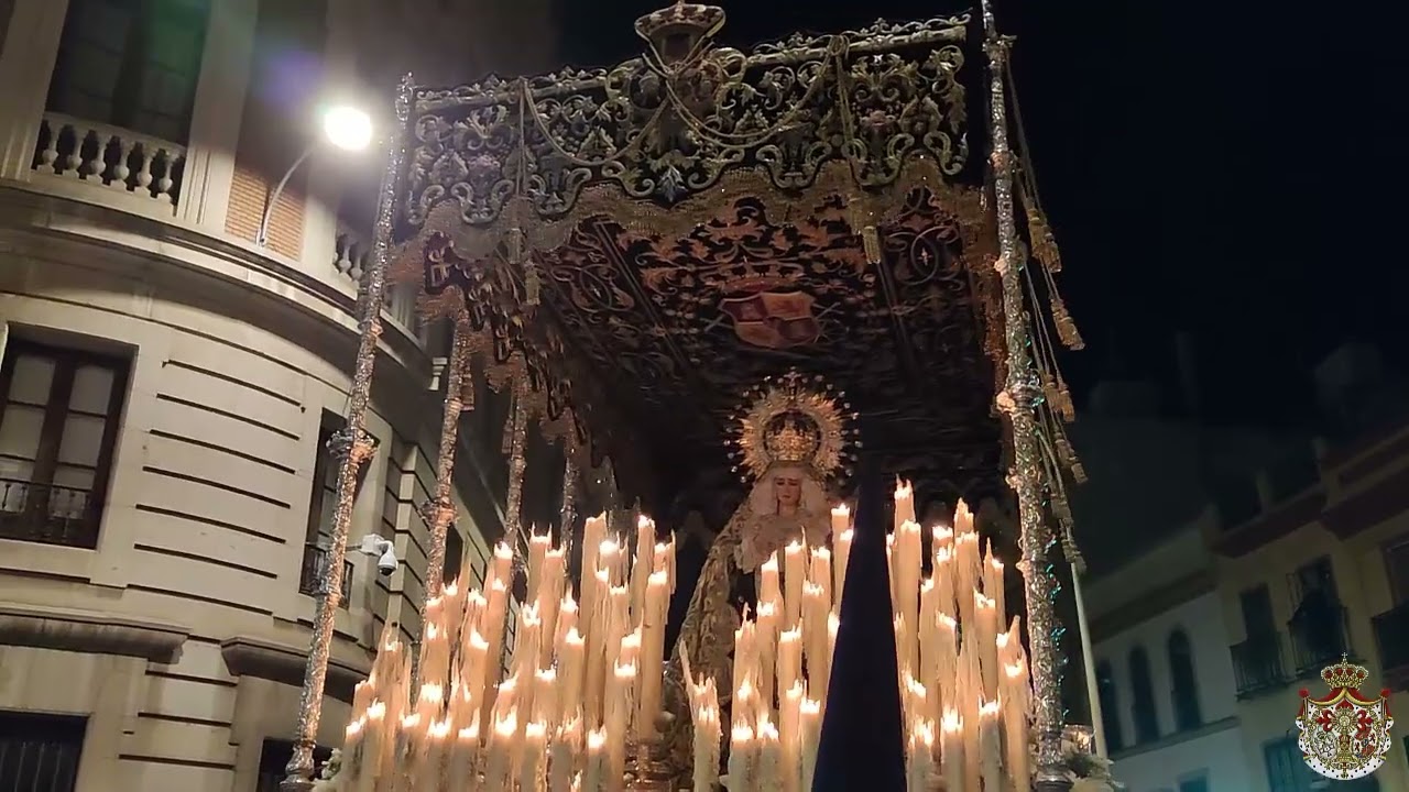 Virgen de las Lágrimas en Almirante Apodaca y entrada | Jueves Santo 2023