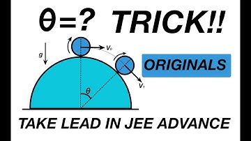 [JEE ADVANCED] AMAZING TRICK FOR LEAVING CONTACT IN ROTATIONAL MECHANICS [ SCHOOL PHYSICS ] 2020