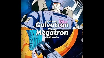 Galvatron Vs Megatron #transformer #edit