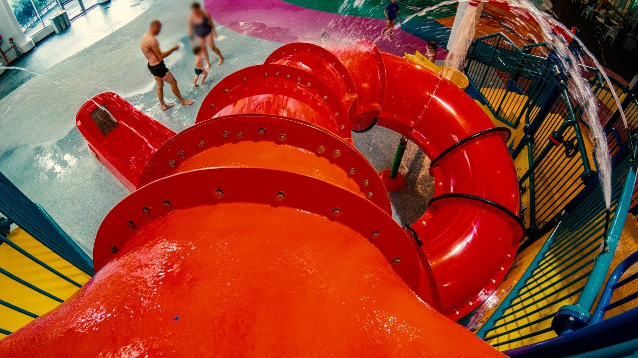 Kids Waterslides WaterMarc Greensborough YouTube