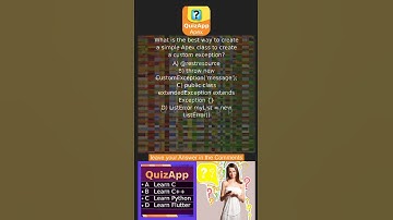 Apex What is the best way to create a simple Apex class to create a custom exception