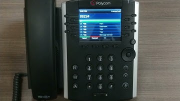 Polycom VVX - 411 - Video 2 - Basic Usage