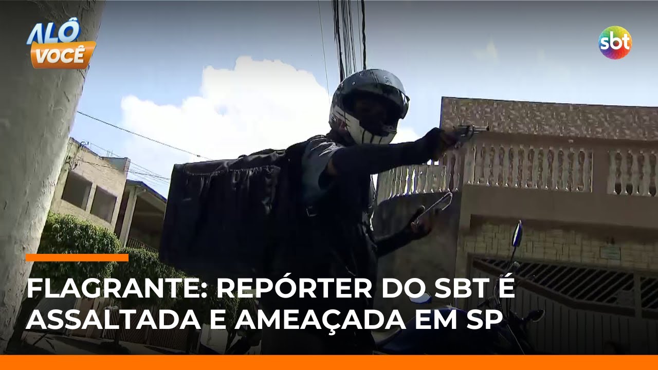 Equipe de reportagem do SBT é assaltada ao vivo em São Paulo | 