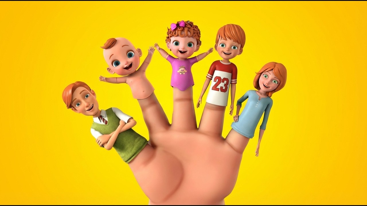 Wheels on the Bus em Português | A Familia dos Dedos - Músicas para Crianças