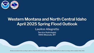 April 2025 Spring Flood Outlook