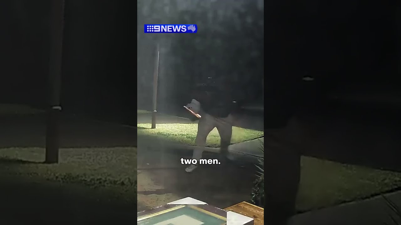 Manhunt Underway For Two Masked Arsonists 9 News Australia