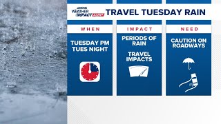 FORECAST: Staying mild to start the week with late Tuesday rain
