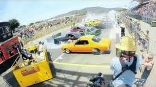 Best burnout EVER! SUMMERNATS smashes its own GUINNESS WORLD RECORD BURNOUT on New Years Day 2015