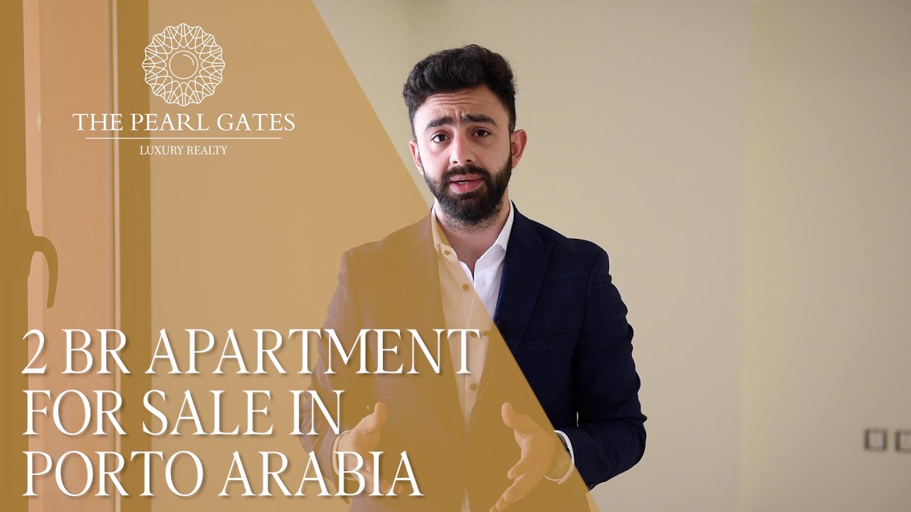 ⁣2 BR apartment for sale in Porto Arabia | The Pearl Gates