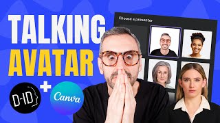 Create a Talking Avatar with DID and Canva