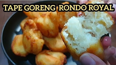 RESEP WARUNG‼️ Tape Goreng Rondo Royal Renyah Awet