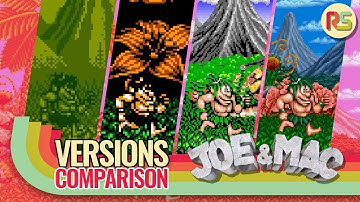 Joe And Mac 💪🏻 Versions Comparison ▶ Game Ports Evolution