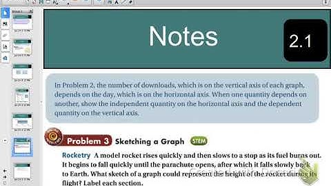 2.1 - Using Graphs to Relate Quantities