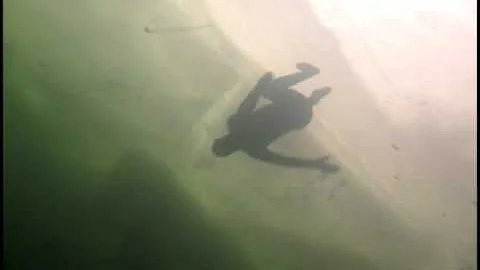 JJ cheats death in underwater stunt, under the ice!