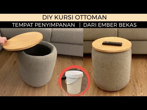 Video: Cara Membuat Ottoman Dari Ember Plastik
