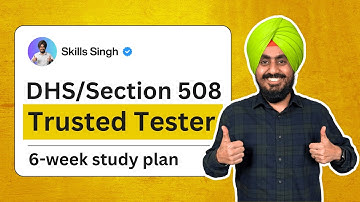 DHS/Section 508 Certification in 6 Weeks: Complete Study Plan (2025 Guide)