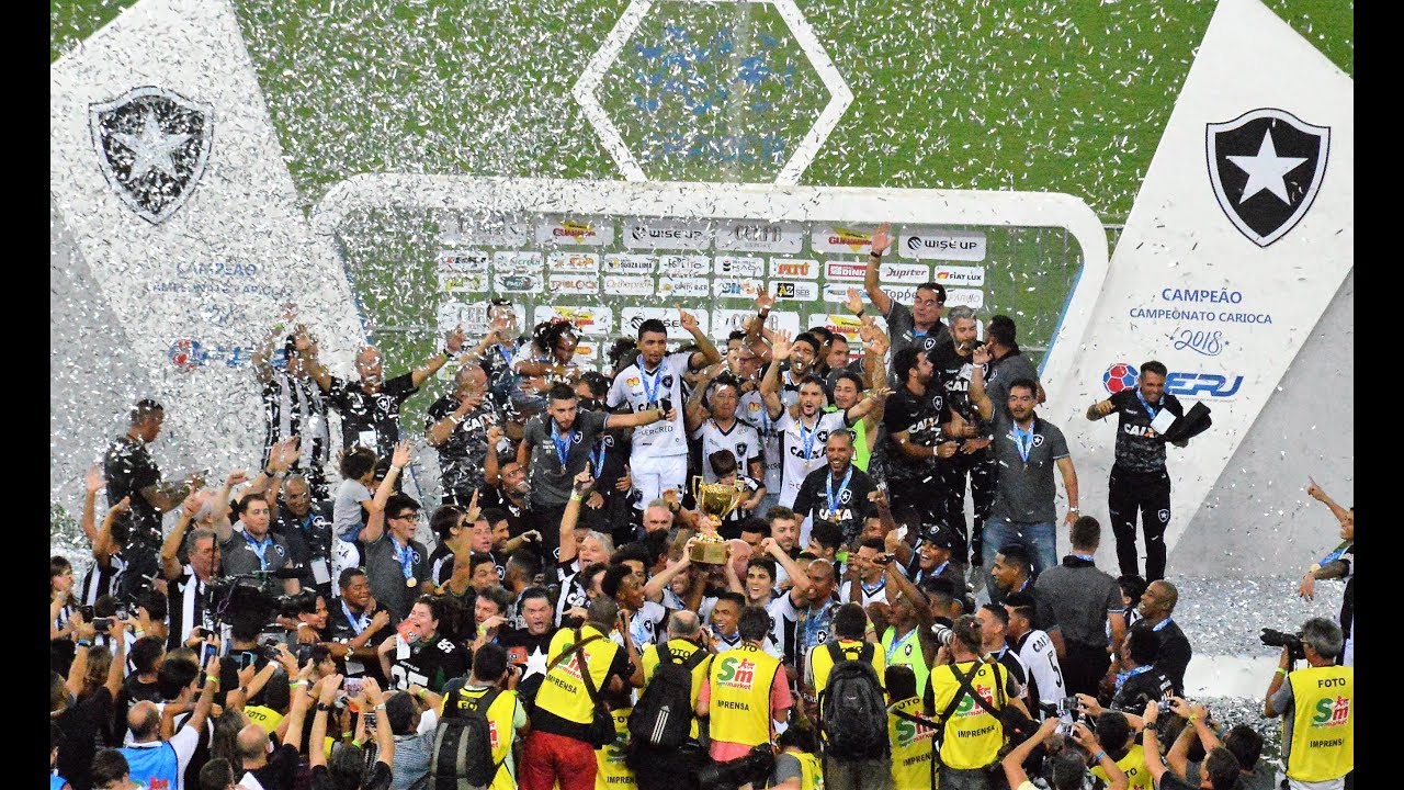 Botafogo: Entrega da Taça de Campeão Carioca 2018 - YouTube