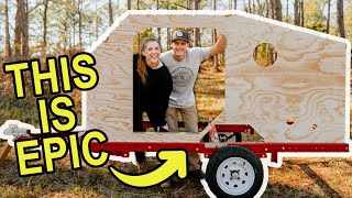 Building A Teardrop Camper Under $5000 Design & Cutting Parts