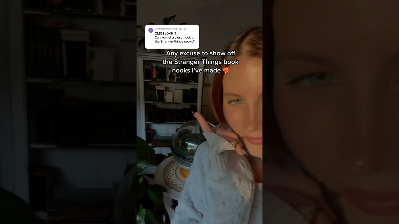 Stranger Things book nooks! 