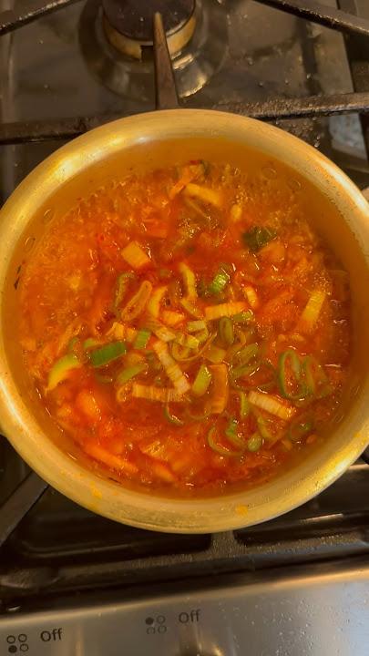Kimchi-jjigae is one of the easiest soups you can make