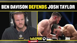 Ben Davison claims Josh Taylor vs Jack Catterall was not as controversial as everyone makes out