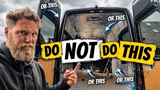 All of my MISTAKES! Is this the BEST LAYOUT EVER? Mercedes Sprinter