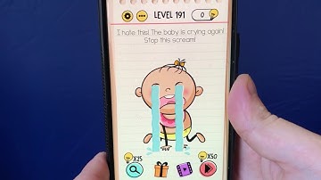 Brain Test I hate this The baby is crying again Stop this scream