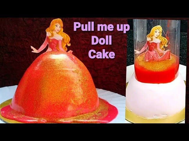 पुल मी अप डॉल केक बनाये सबसे आसान तरीके से|Pull Me Up Cake Completion|How To Make Pull Me Up Cake| | NishaMadhurima Recipes