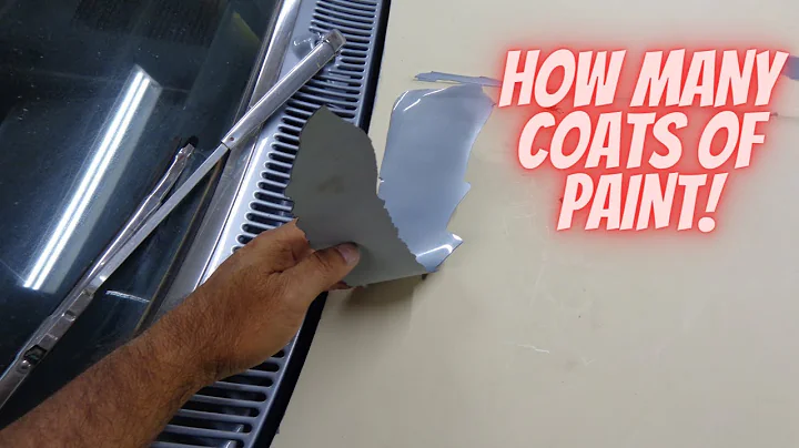 HOW MANY COATS OF PAINT DO YOU NEED TO PAINT YOUR CAR