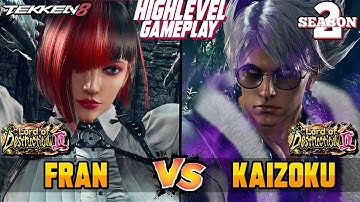 T8 – FRAN (Anna Williams) vs KAIZOKU (Lars) – Tekken 8 High Level Gameplay