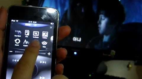 Remote controlling GOM Player by iPhone/iPod Touch.