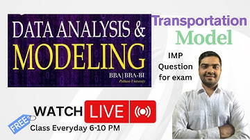 Live Stream: Data Analysis and Modeling  Pokhara University BBA  Complete Course Guide & Exam Focus