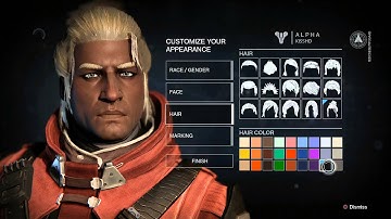 Destiny Character Customization Gameplay Alpha Beta PS4
